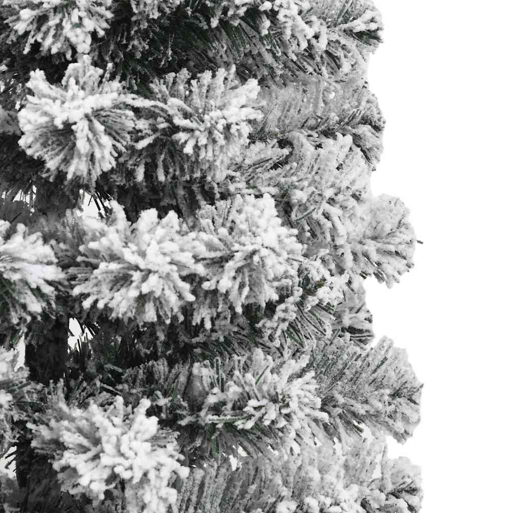 Kunstig sammensatt juletre med 150 LED Grønn og hvit 120 cm