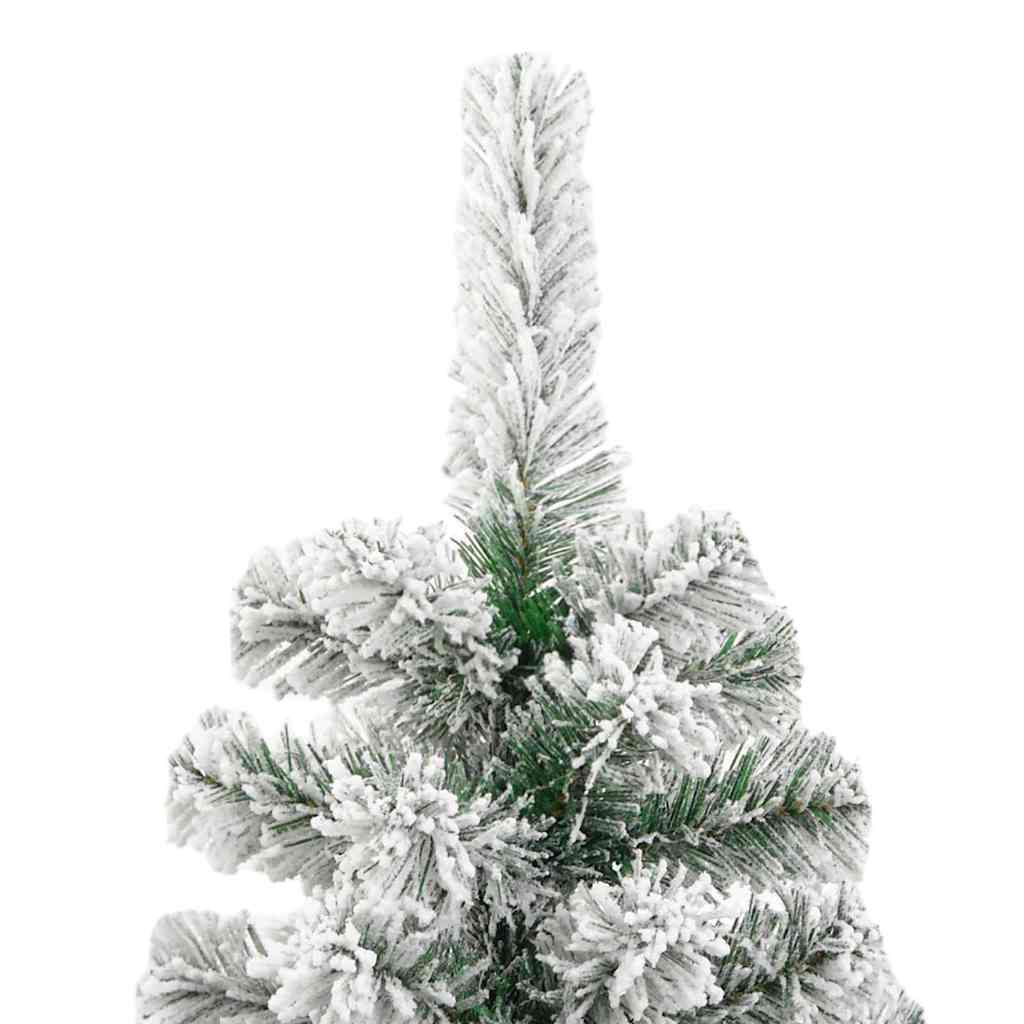 Kunstig sammensatt juletre med 300 LED Grønn og hvit 180 cm