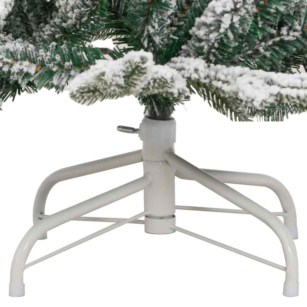 Kunstig sammensatt juletre Hvit 150 cm PE og PVC