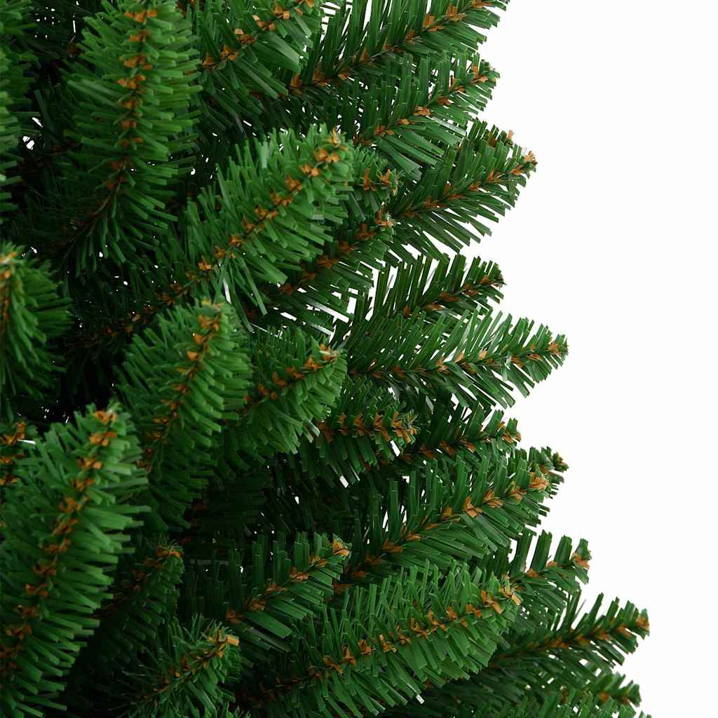 Kunstig juletre med 150 LED grønn 150 cm PVC og metall