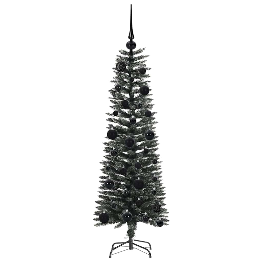 Kunstig juletre med 150 LED grønn 120 cm PVC og plast og stål