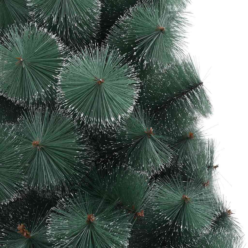 Kunstig forhåndsbelyst juletre med kule sett grønn 120 cm PET