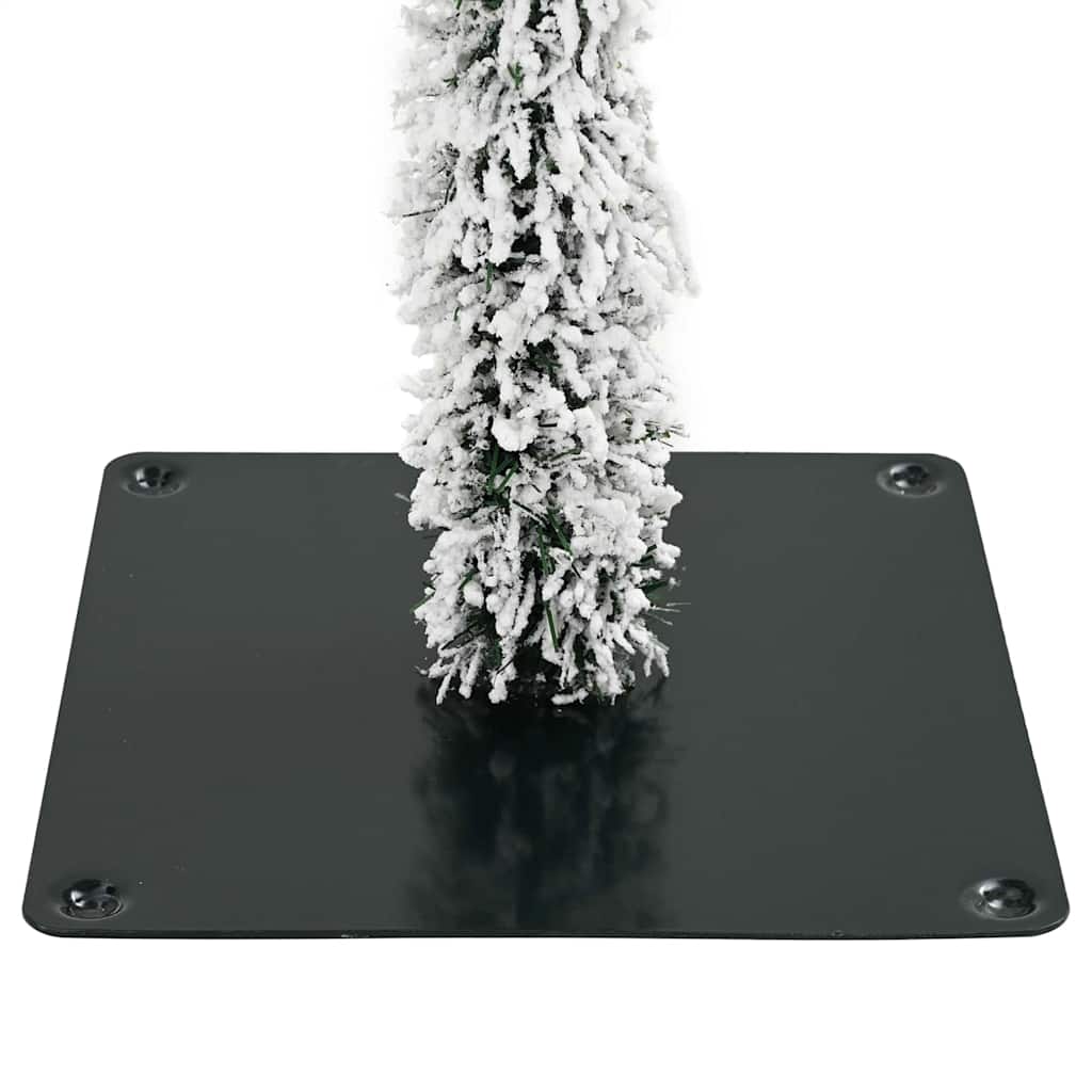 Juletre med 300 LED med stativ Hvit 210 cm PE og stål
