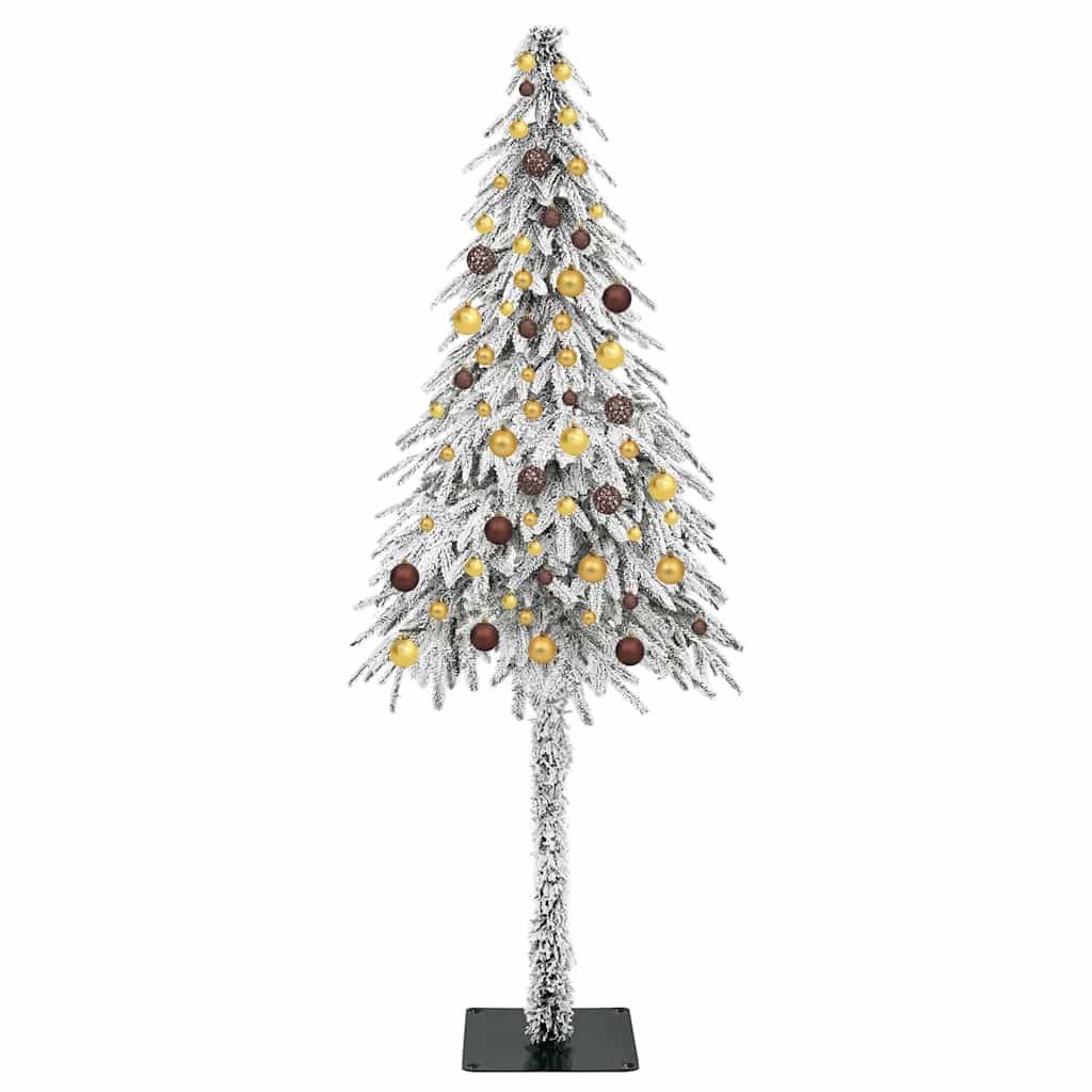 Juletre med 300 LED med stativ Hvit 210 cm PE og stål
