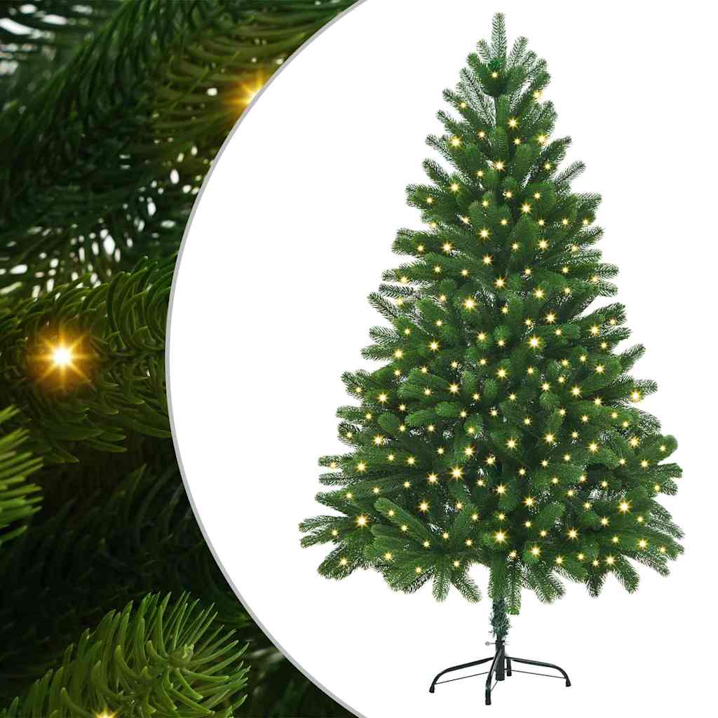 Juletre med 300 LED med stativ grønn 180 cm PE
