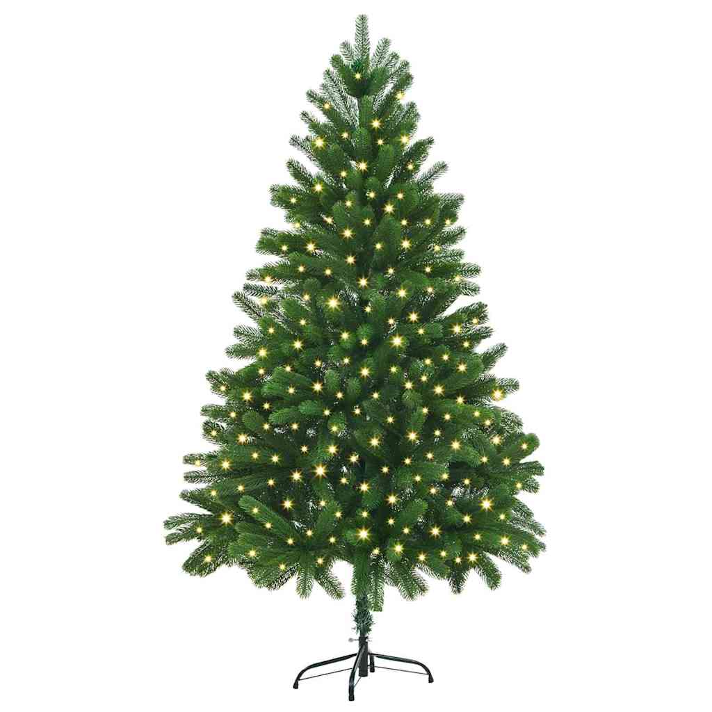 Juletre med 300 LED med stativ grønn 180 cm PE