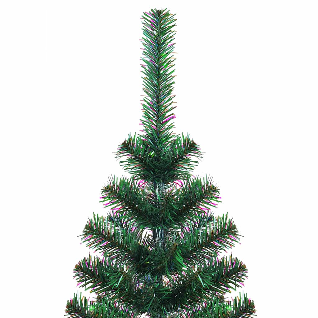 Kunstig Forhåndsopplyst Juletre grønn 240 cm PVC og metall
