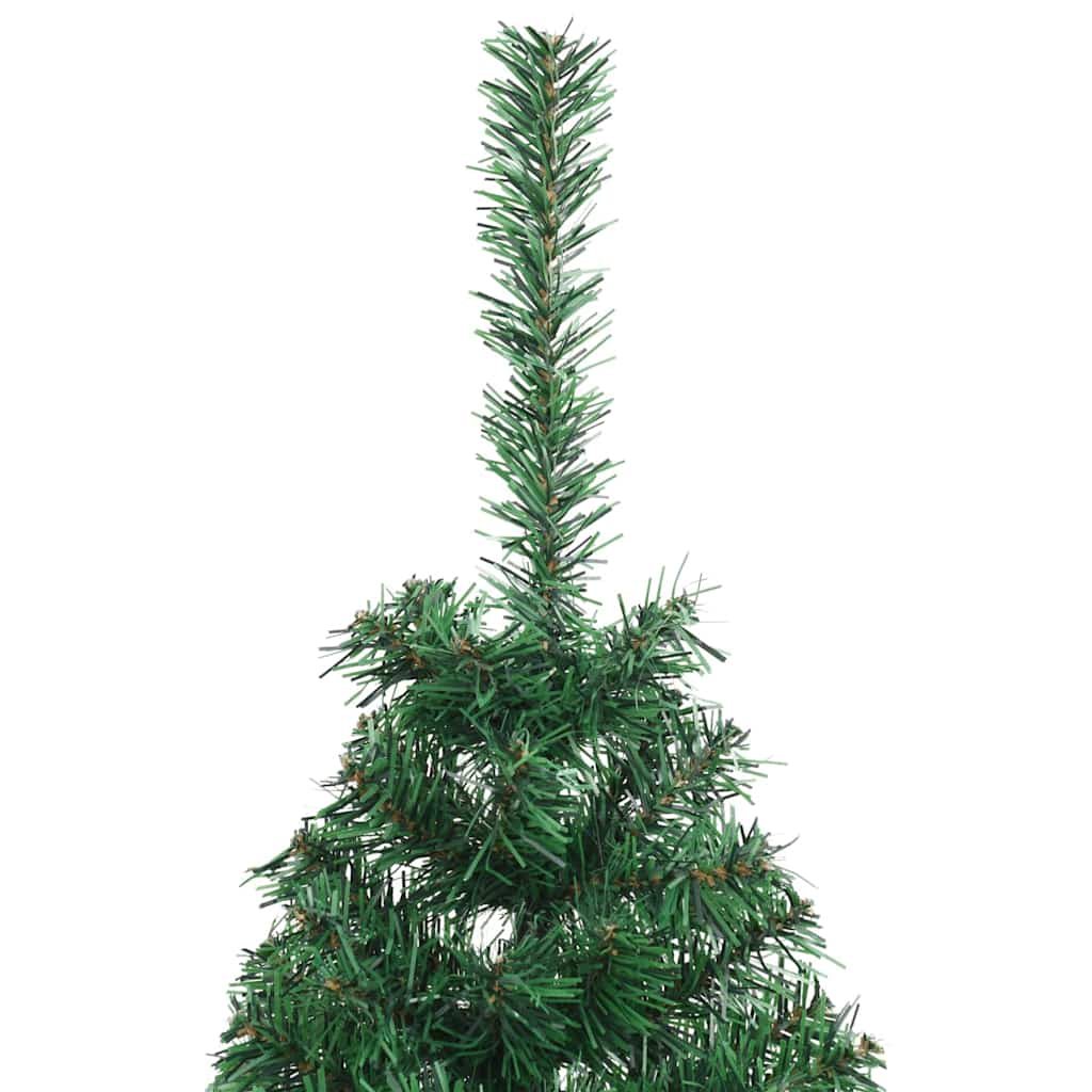 Kunstig Forhåndsopplyst Juletre med 150 LED grønn 120 cm PVC