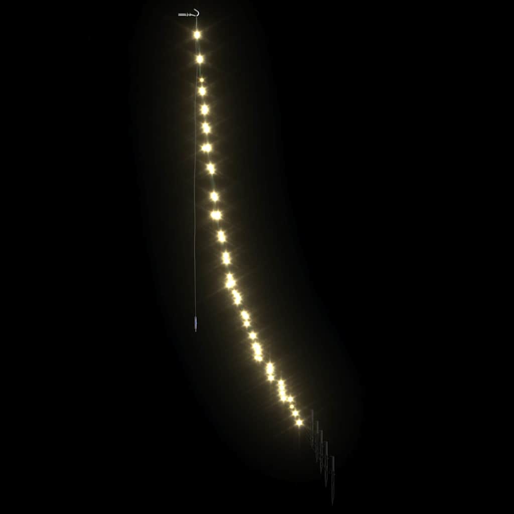 LED Juletre med Bakkepler med 112 LED Varmhvit 182 cm Metall