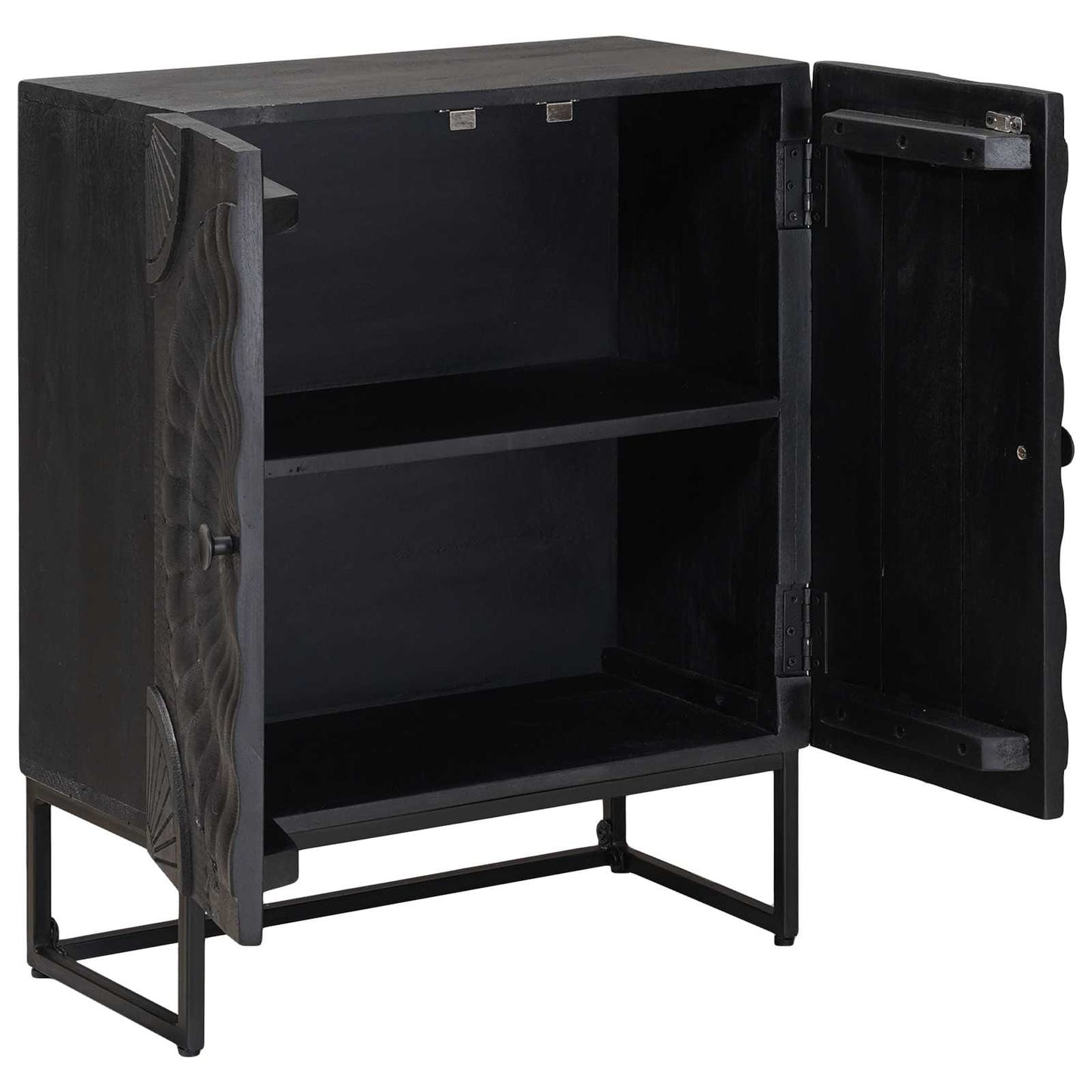 Serviesskap Svart 55 x 30 x 70 cm