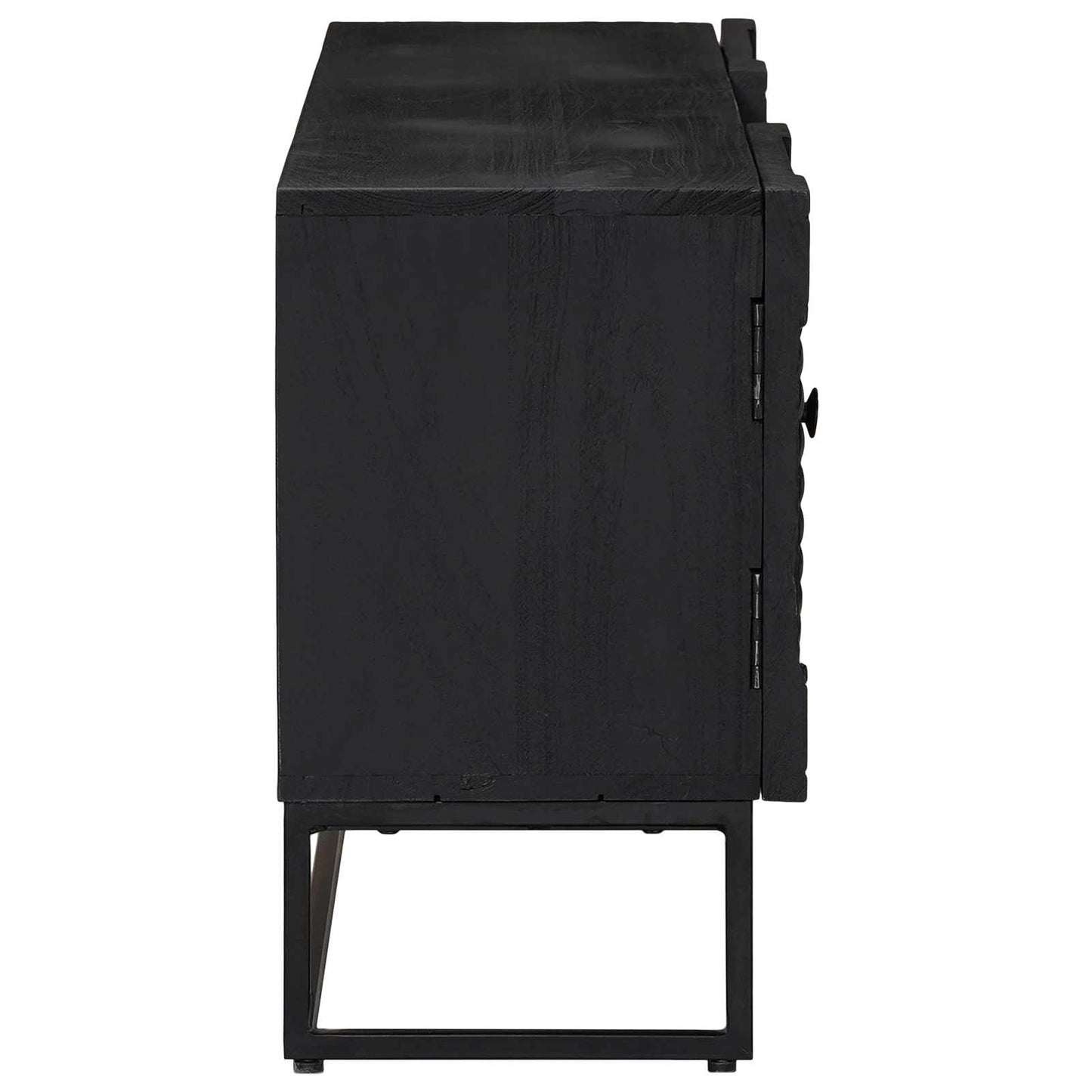 TV-skap med skuff med hylle med lagring Svart 105 x 30 x 54 cm