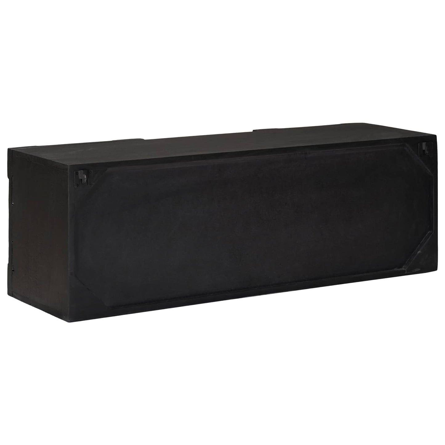 TV-skap med hylle med lagring med dør Svart 105 x 30 x 35 cm