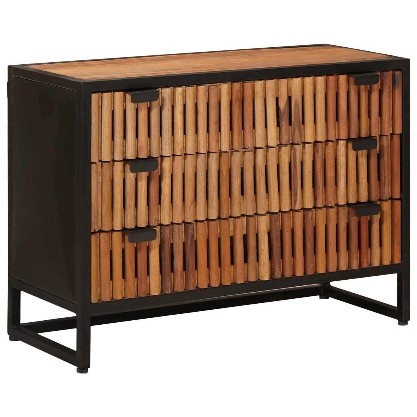 Skuffeskap 75 x 30 x 54 cm Massivt mango tre og konstruert tre