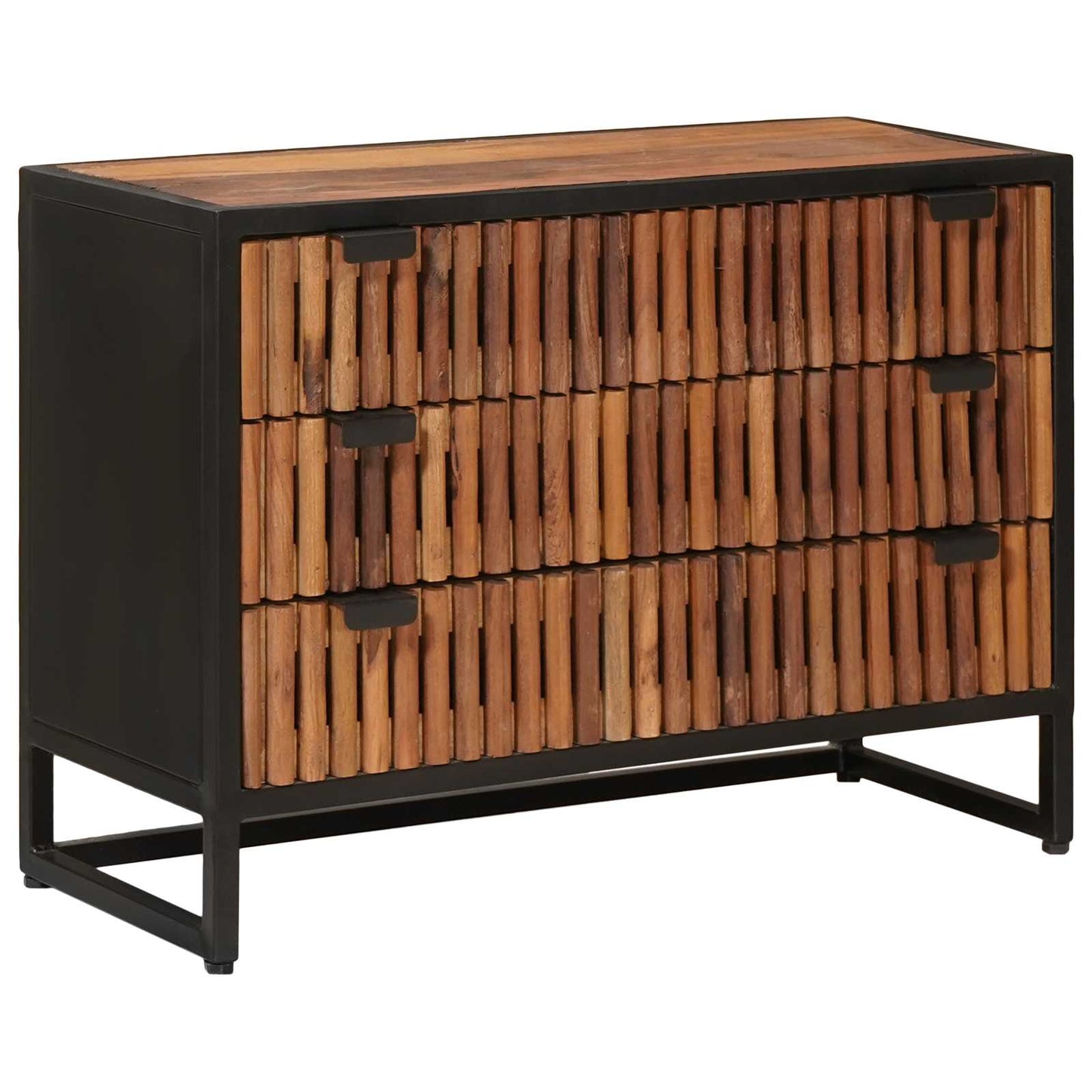 Skuffeskap 75 x 30 x 54 cm Massivt mango tre og konstruert tre