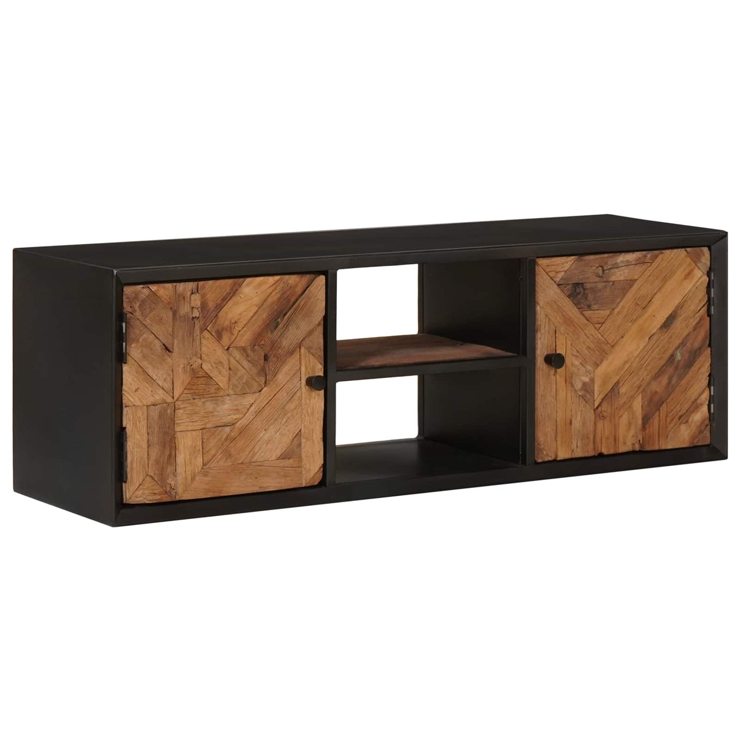 TV-skap 105 x 30 x 35 cm Solid gjenbrukt tre og konstruert tre