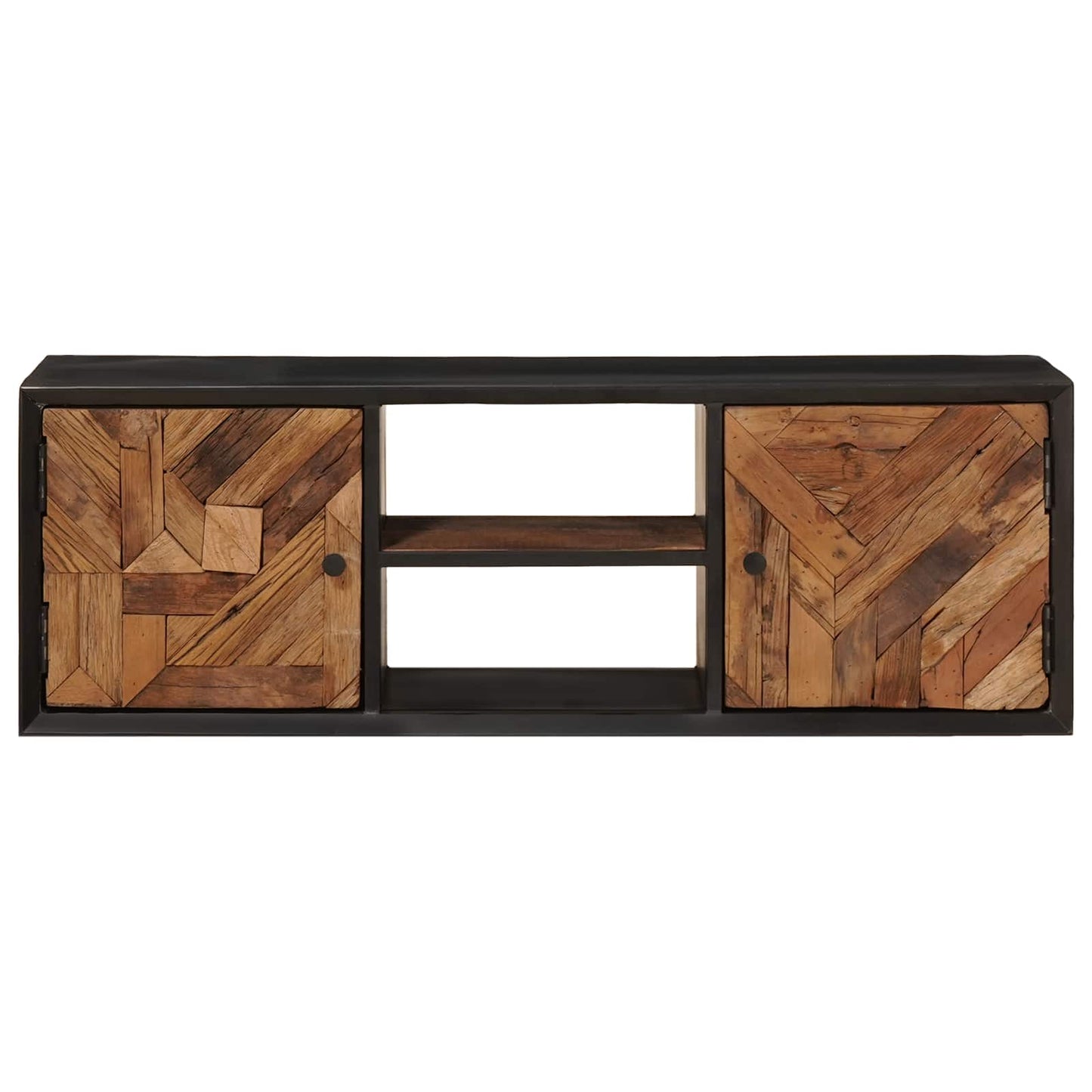 TV-skap 105 x 30 x 35 cm Solid gjenbrukt tre og konstruert tre
