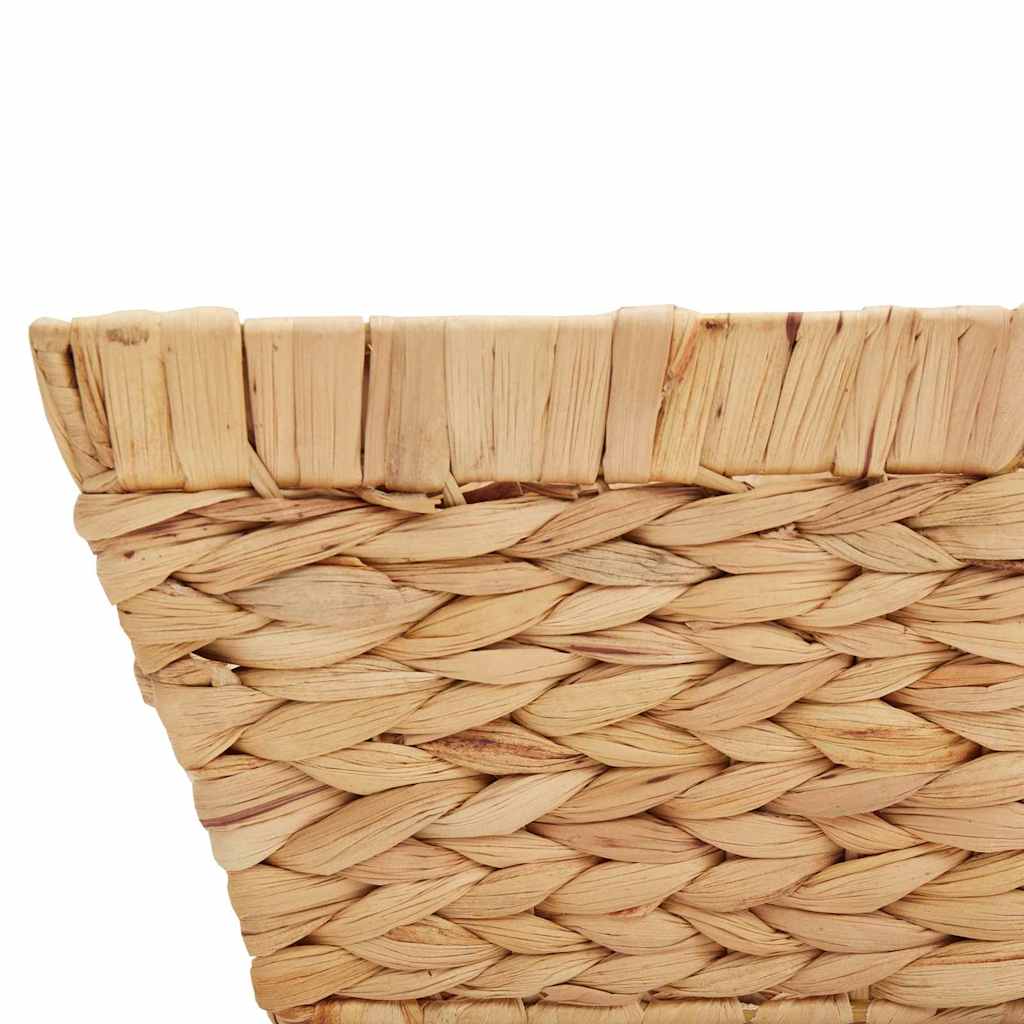 Oppbevaringskurver 2 pcs Naturlig 38 x 28 x 15 cm Vannhyasint