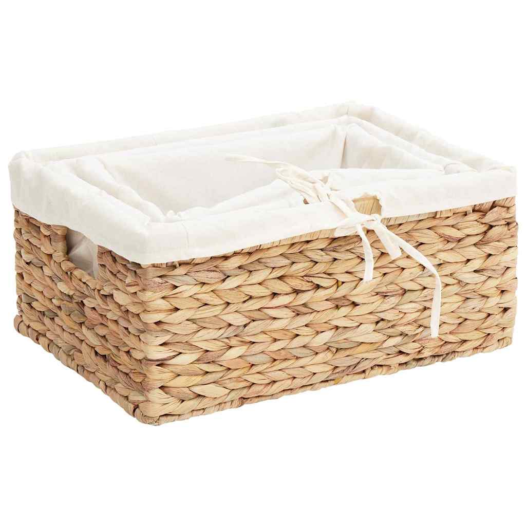 Oppbevaringskurver 3 pcs Naturlig Vannhyasint