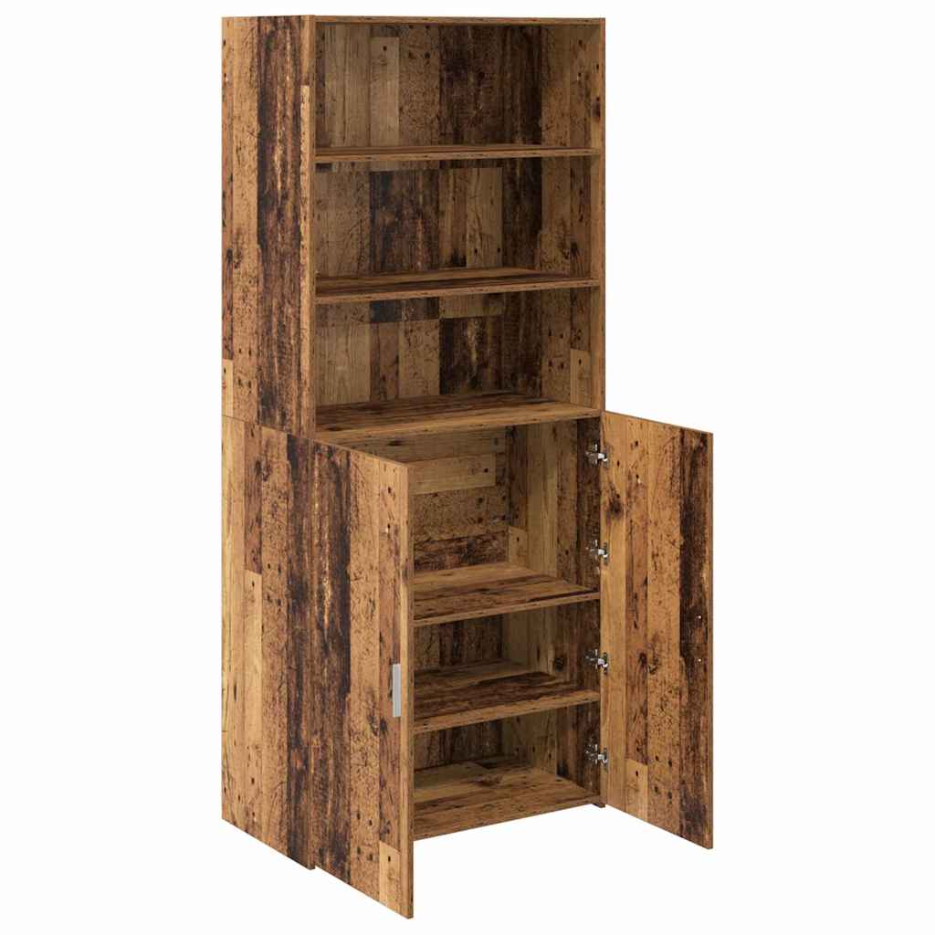 Høyskap Gamle tre 80 x 42,5 x 185 cm Konstruert tre