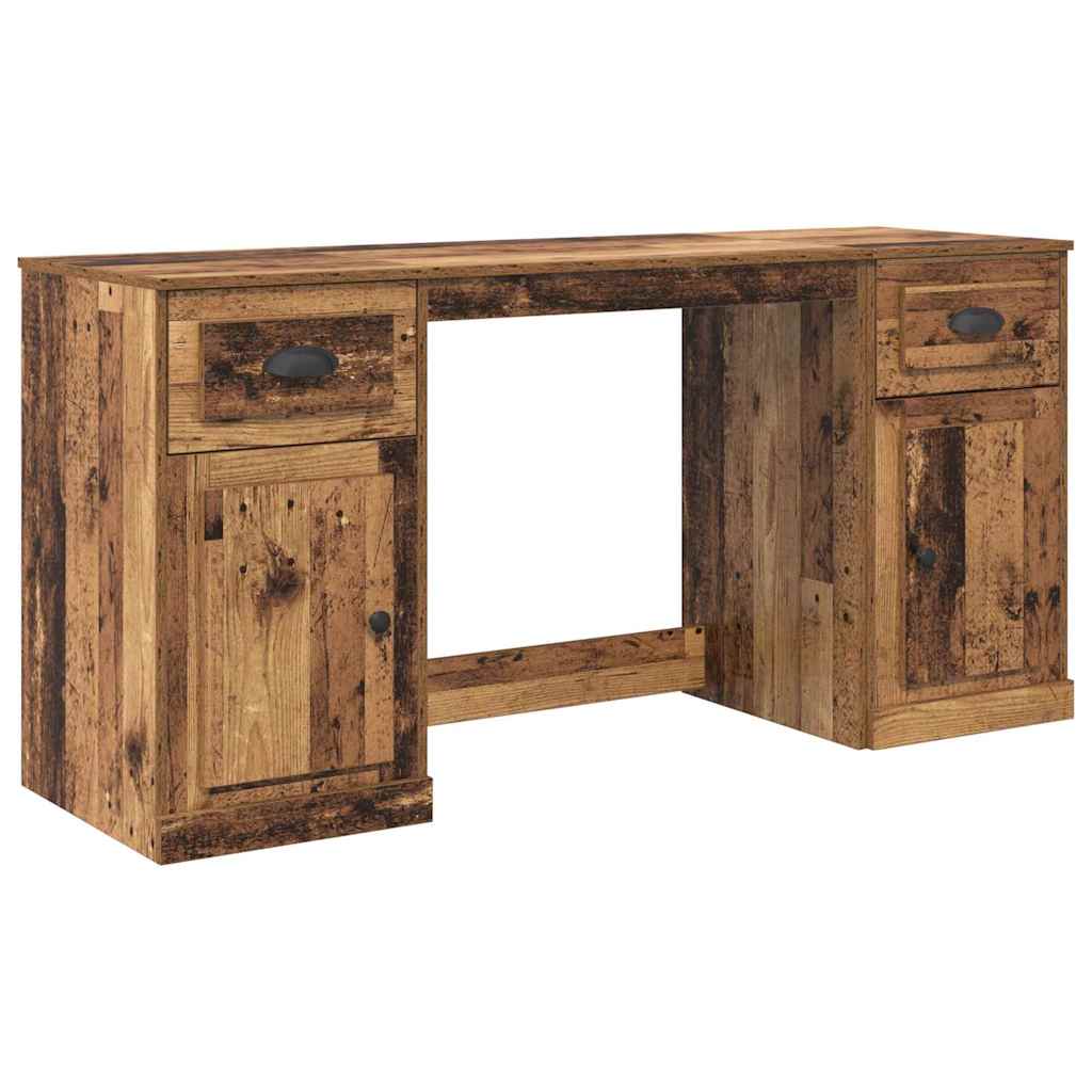 Skrivebord med skap Gamle tre 154,5 x 50 x 75 cm Konstruert tre vidaXL