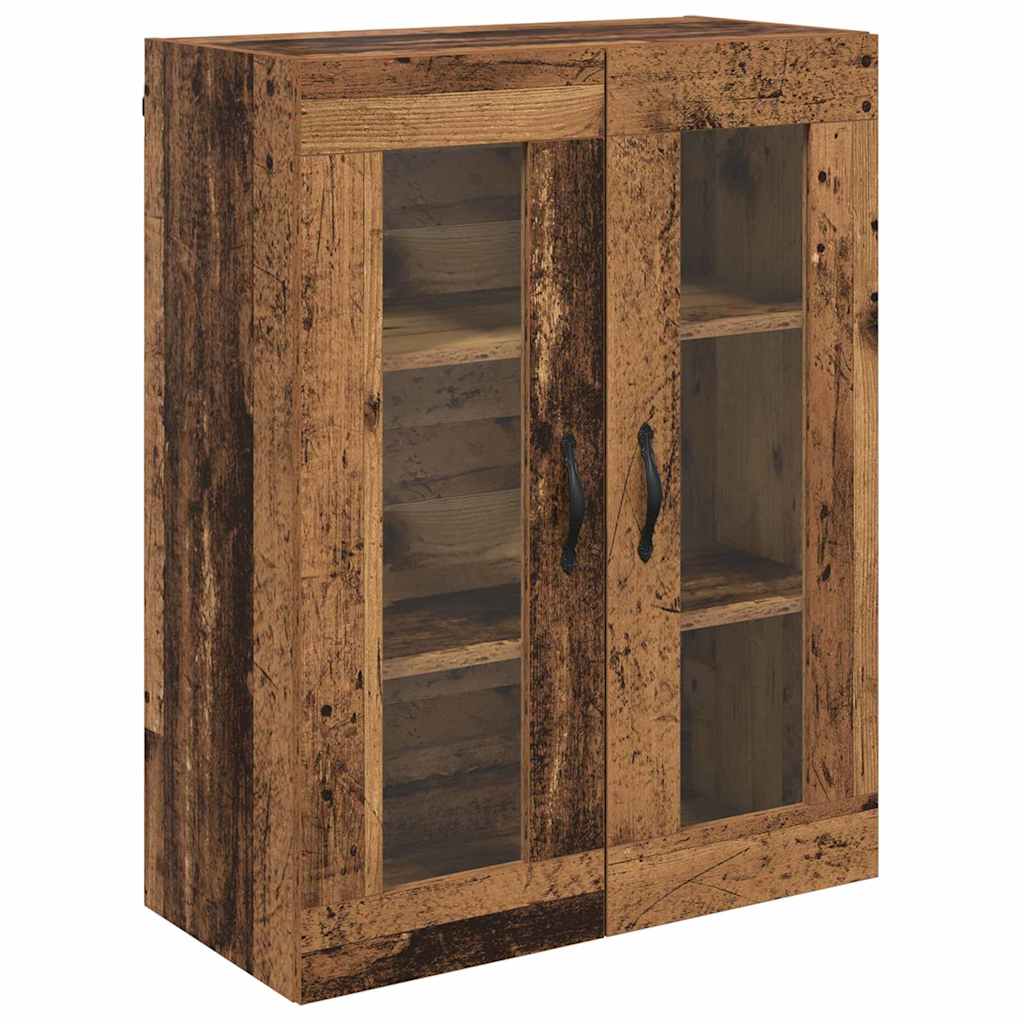 Høyskap med skuff Gamle tre 69,5 x 34 x 90 cm Konstruert tre