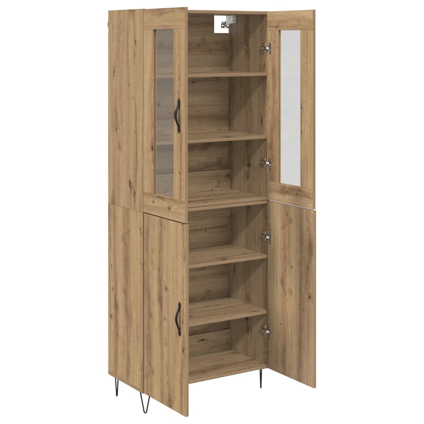 Høyskap Artisan Eik 69,5 x 34 x 180 cm Konstruert tre