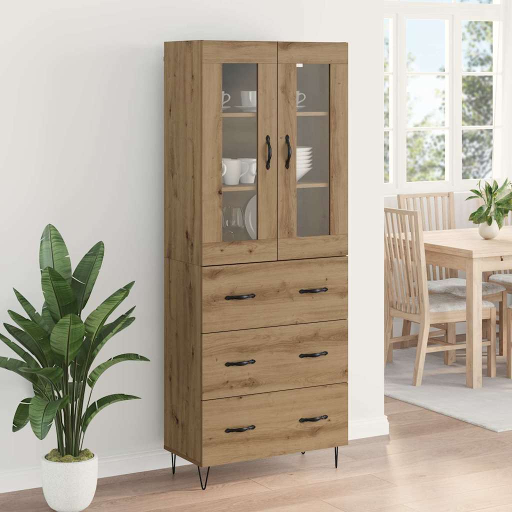 Høyskap Artisan Eik 69,5 x 34 x 90 cm Konstruert tre