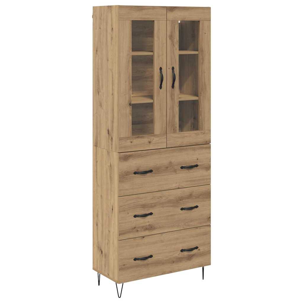 Høyskap Artisan Eik 69,5 x 34 x 90 cm Konstruert tre