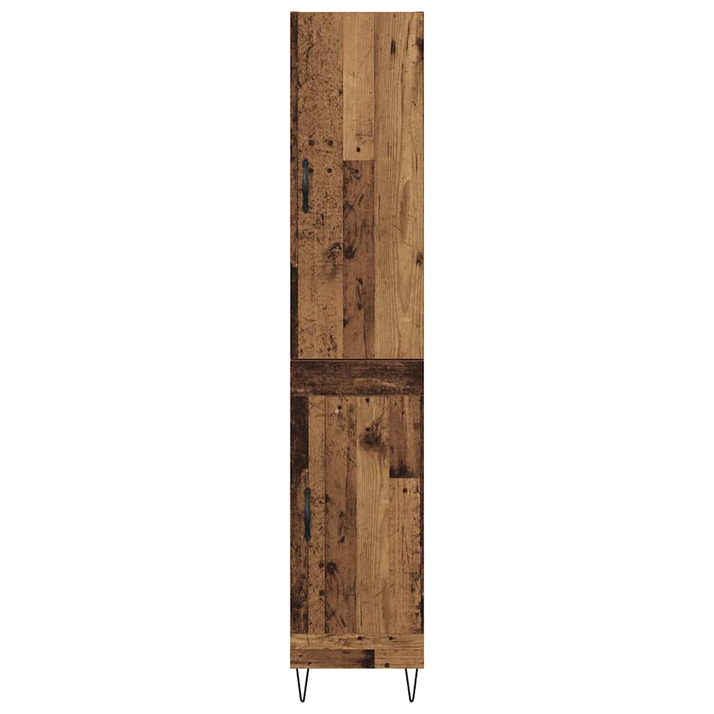 Høyskap Gamle tre 34,5 x 34 x 90 cm Konstruert tre
