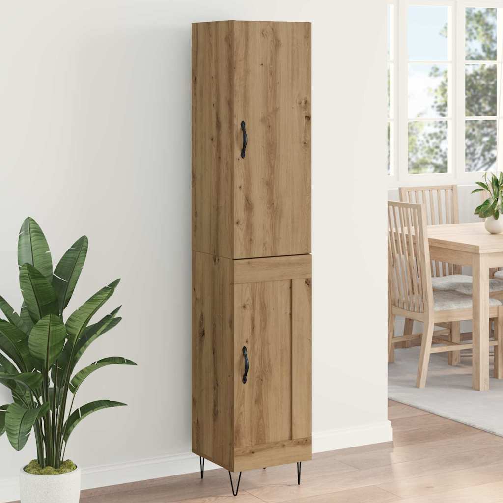 Høyskap Artisan Eik 34,5 x 34 x 90 cm Konstruert tre
