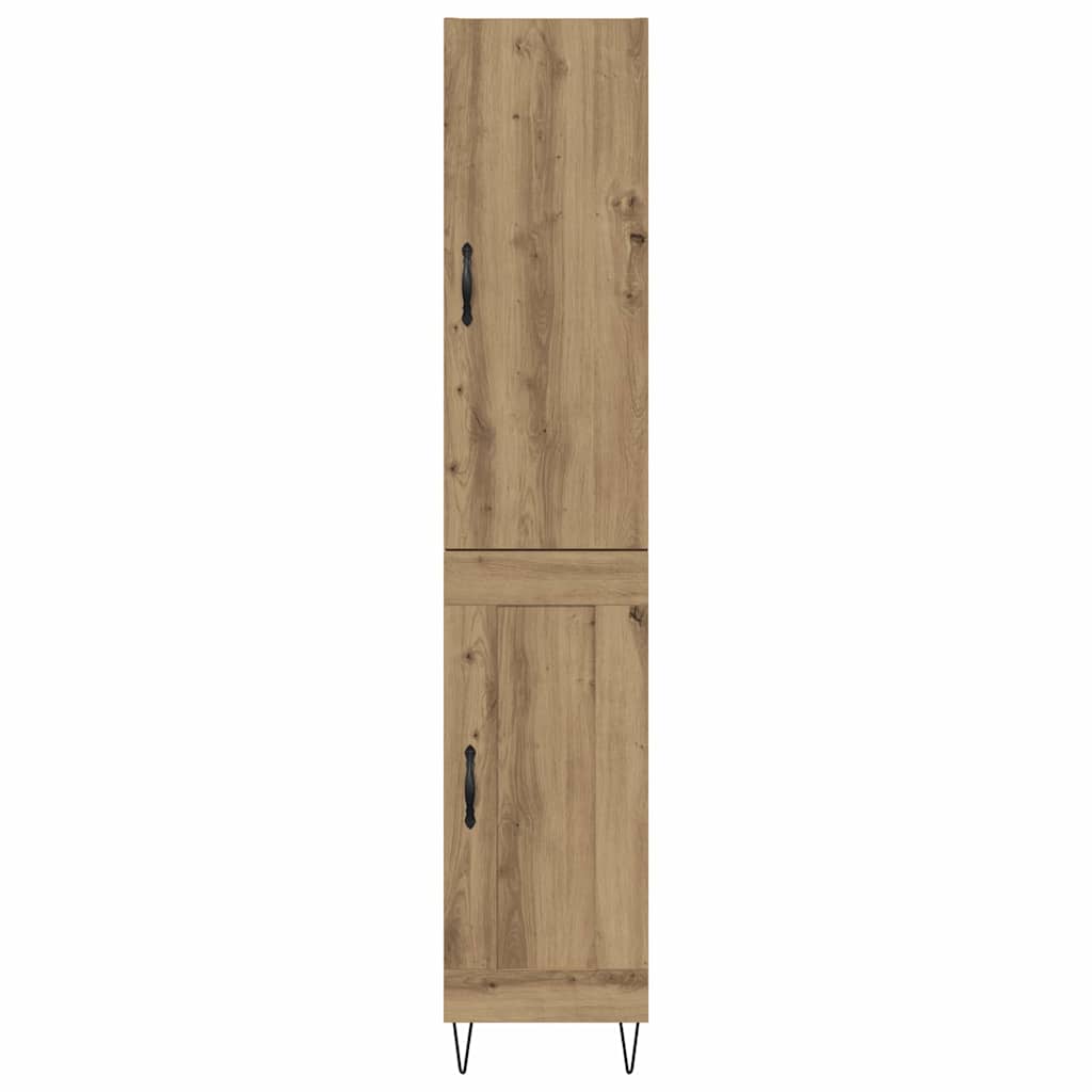 Høyskap Artisan Eik 34,5 x 34 x 90 cm Konstruert tre