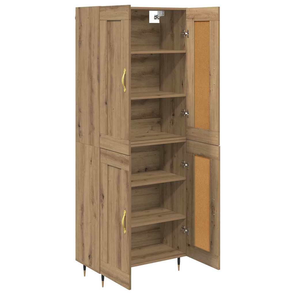 Høyskap Artisan Eik 69,5 x 34 x 90 cm Konstruert tre