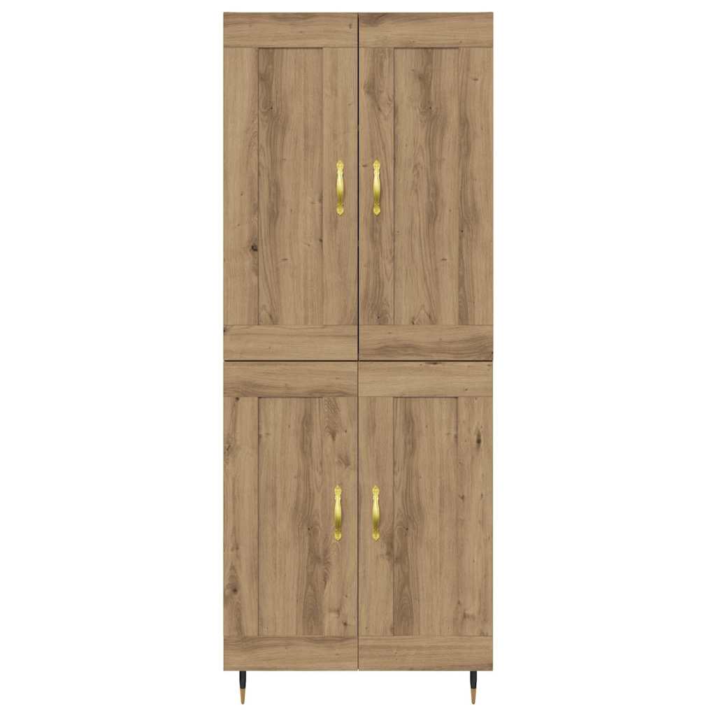 Høyskap Artisan Eik 69,5 x 34 x 90 cm Konstruert tre