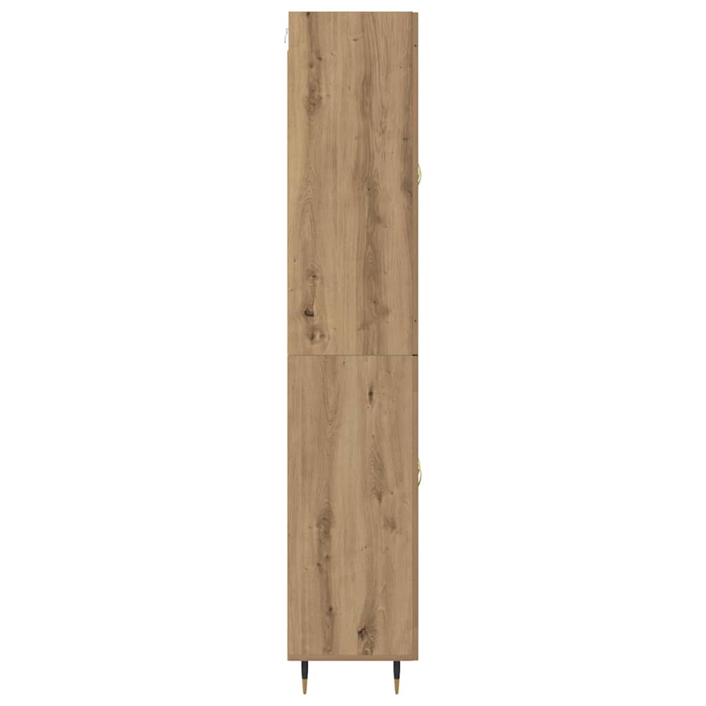 Høyskap Artisan Eik 69,5 x 34 x 90 cm Konstruert tre
