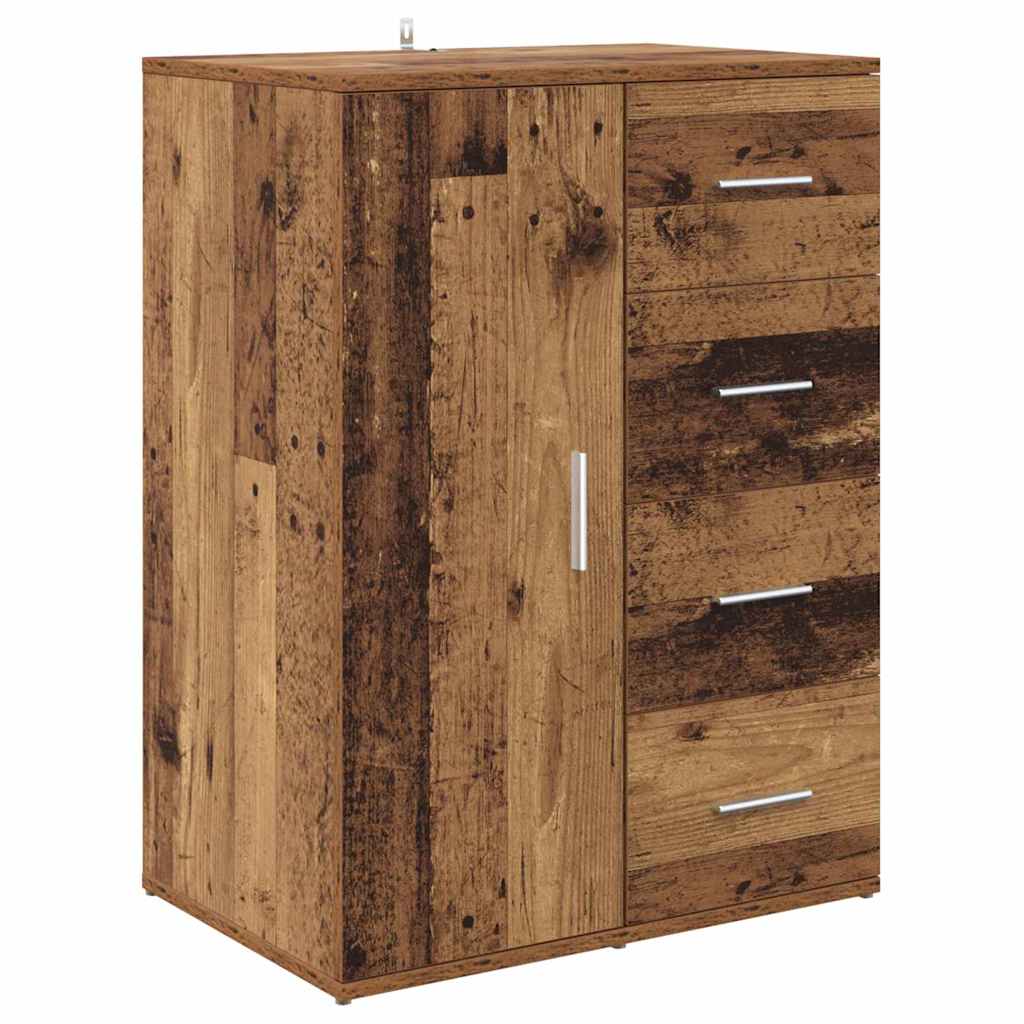 Skap Corona 2 pcs Gamle tre 59 x 39 x 80 cm Konstruert tre