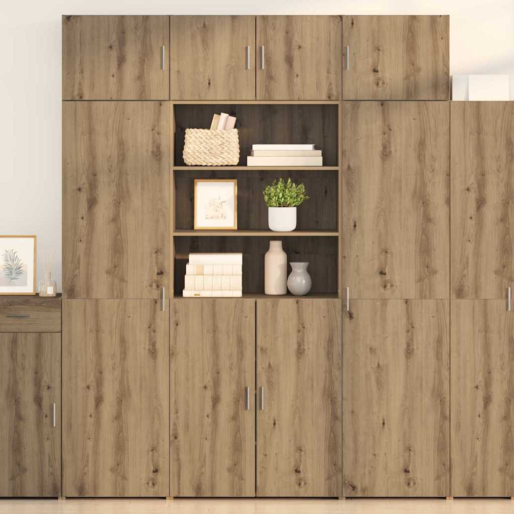 Oppbevaringsskap Artisan Eik 80 x 42,5 x 225 cm Konstruert tre vidaXL