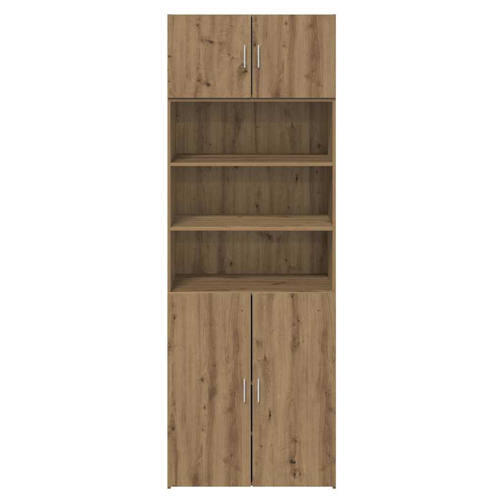 Oppbevaringsskap Artisan Eik 80 x 42,5 x 225 cm Konstruert tre vidaXL