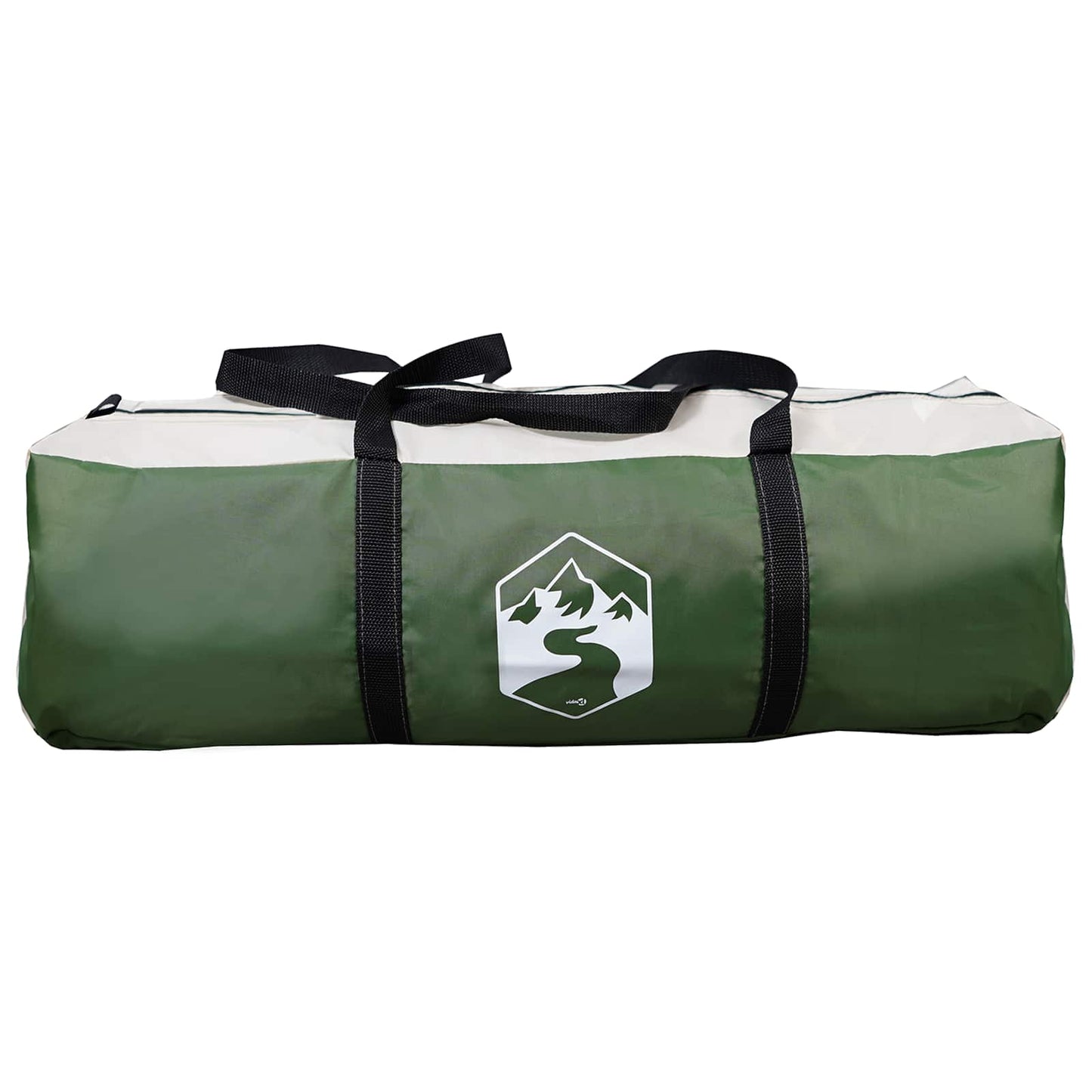 Familietelt Grønn 5 personer 185T Polyester med PU Belegg