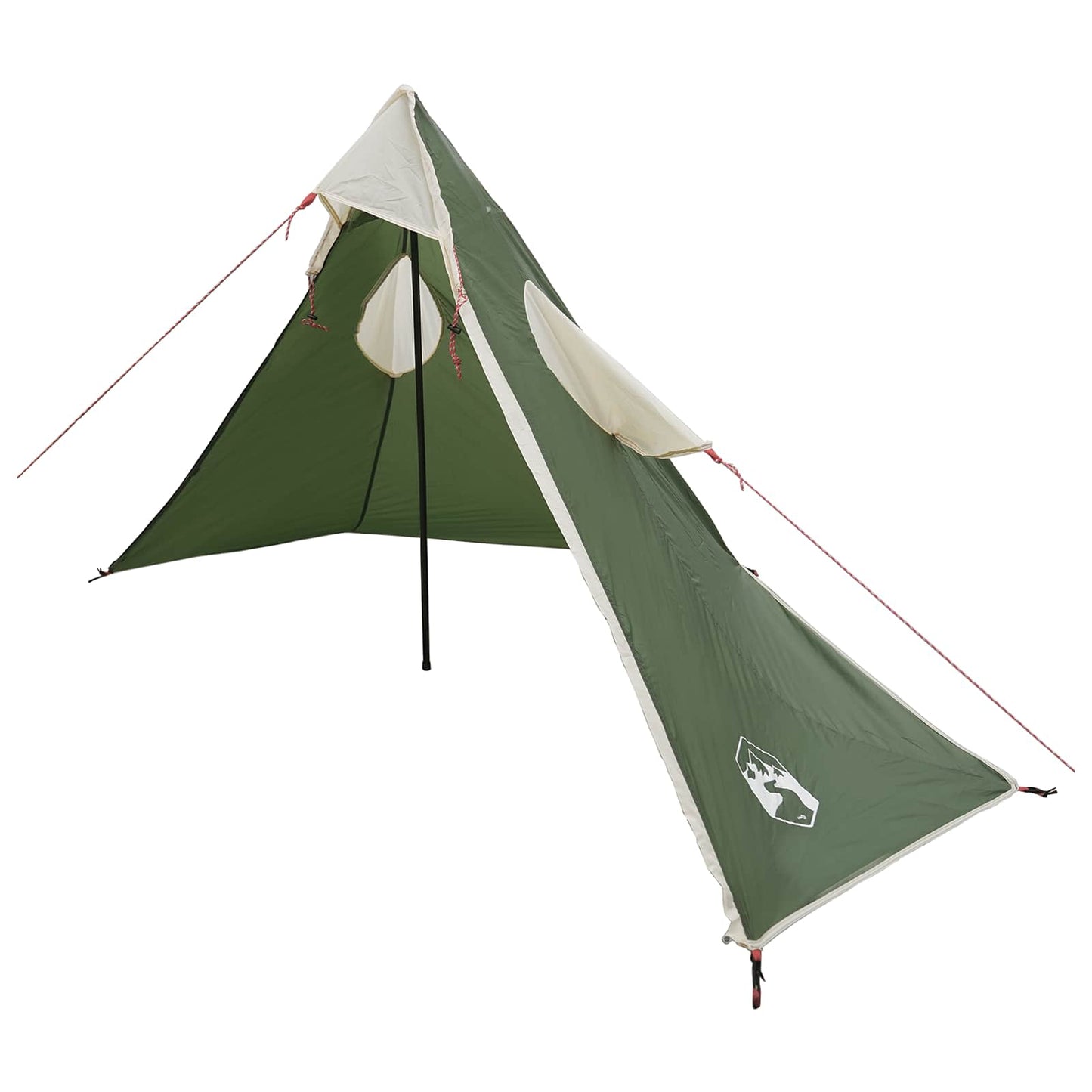 2-i-1 Regn Poncho med Hette Grønn 262 x 126 x 130 cm