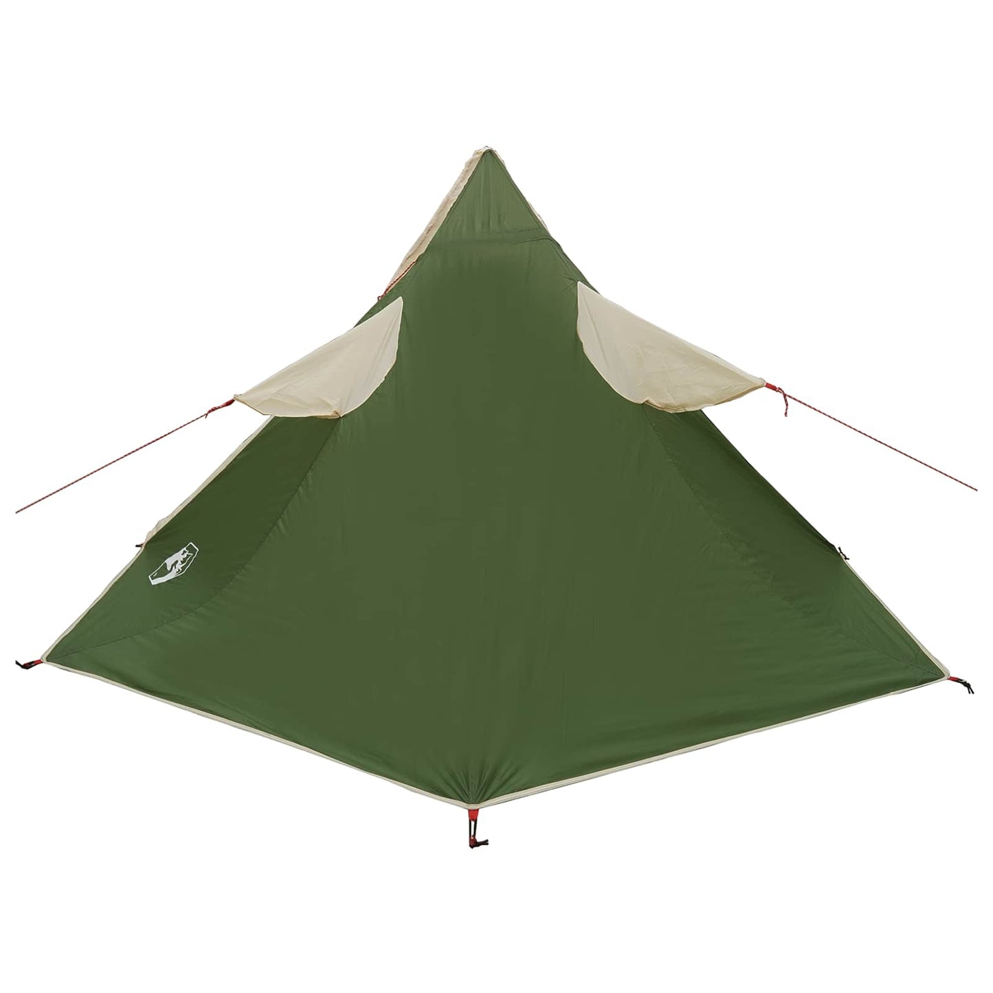 2-i-1 Regn Poncho med Hette Grønn 262 x 126 x 130 cm