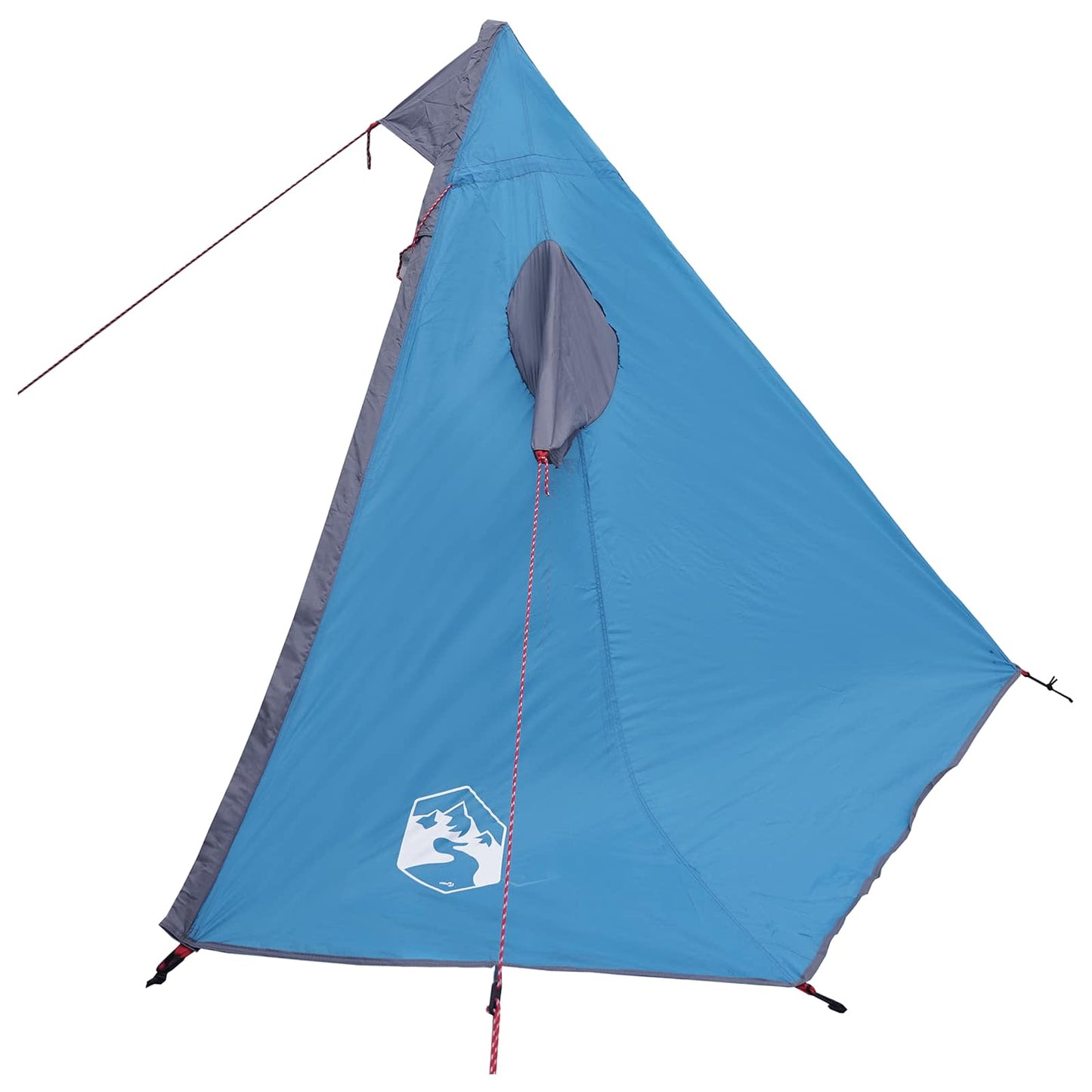 2-i-1 Regn Poncho med Hette Blå 262 x 126 x 130 cm