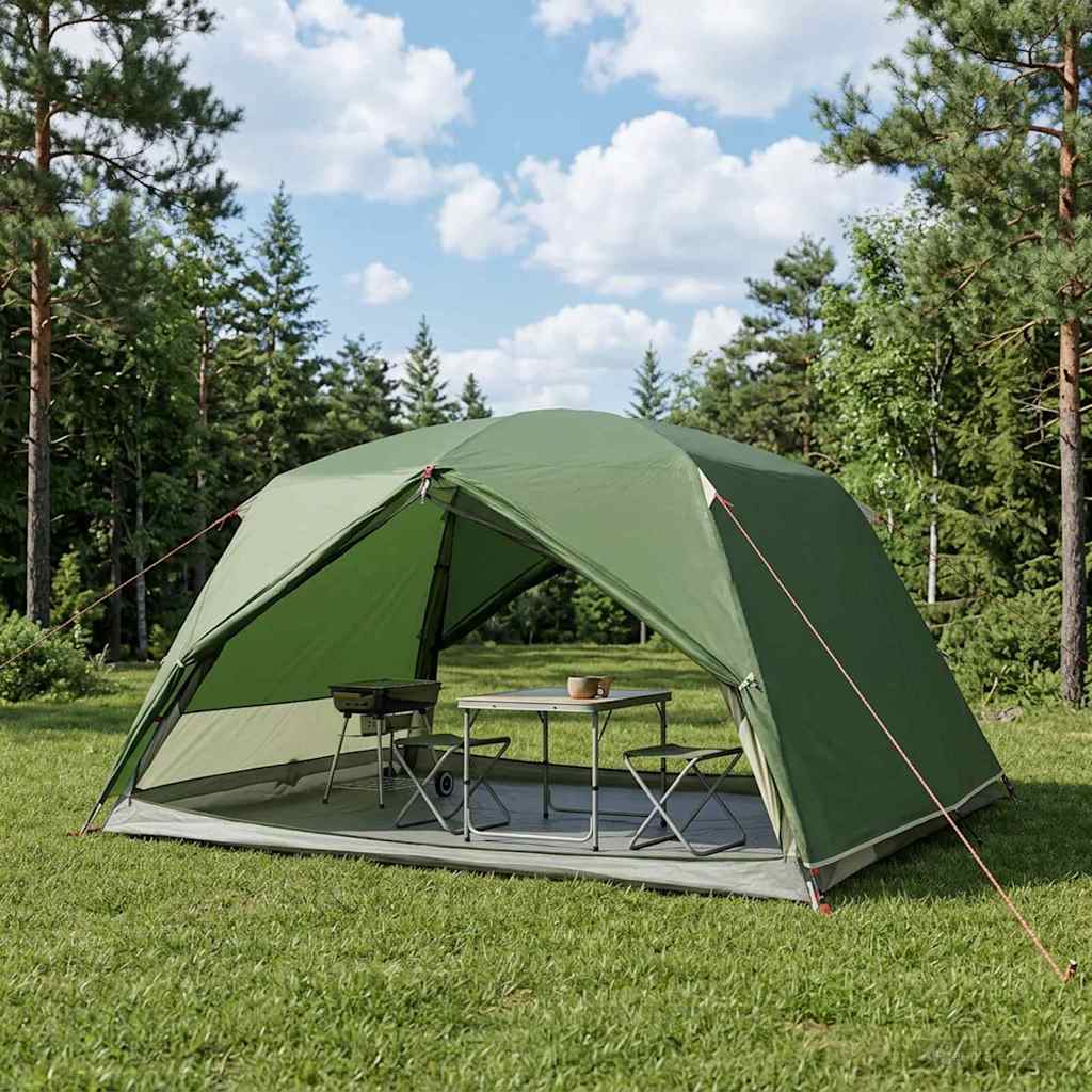 Ryggsekk Telt Grønn 4 personer 185T Polyester med PU Belegg