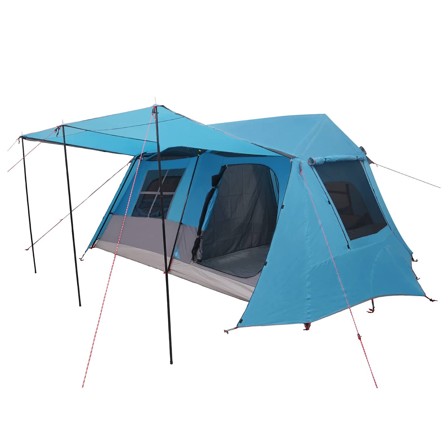 Tunneltelt Blå 400 x 278 x 182 cm 185T Polyester med PU Belegg