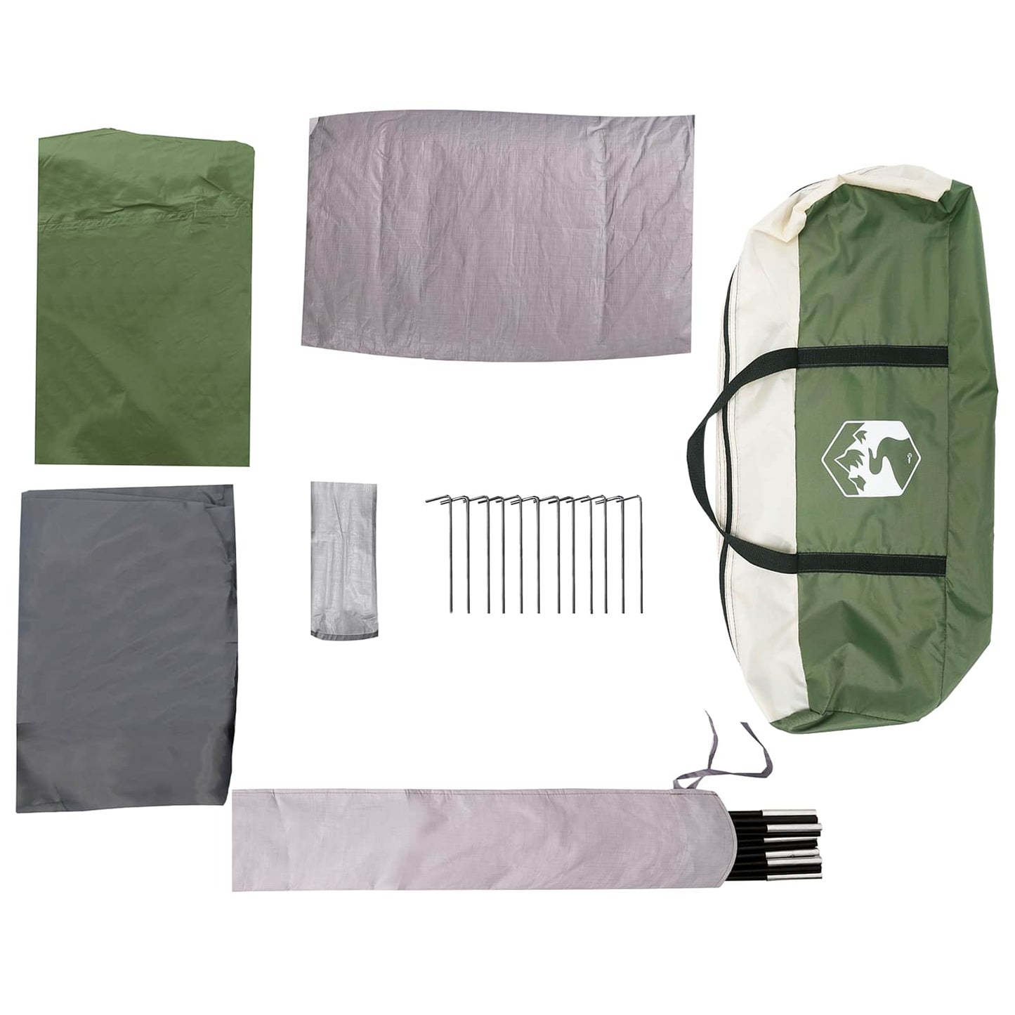 Familietelt Grønn 533 x 312 x 230 cm