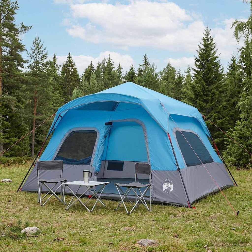 Sofort Telt Blå 340 x 280 x 190 cm 185T Polyester med PU Belegg