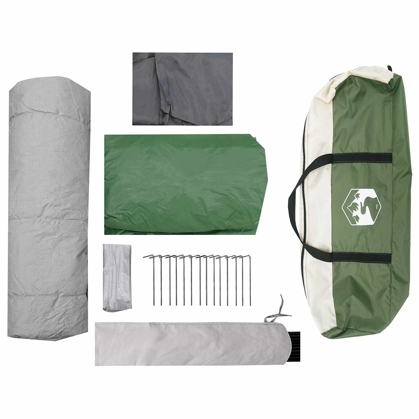 Sofort Telt Grønn 8 personer 185T Polyester med PU Belegg
