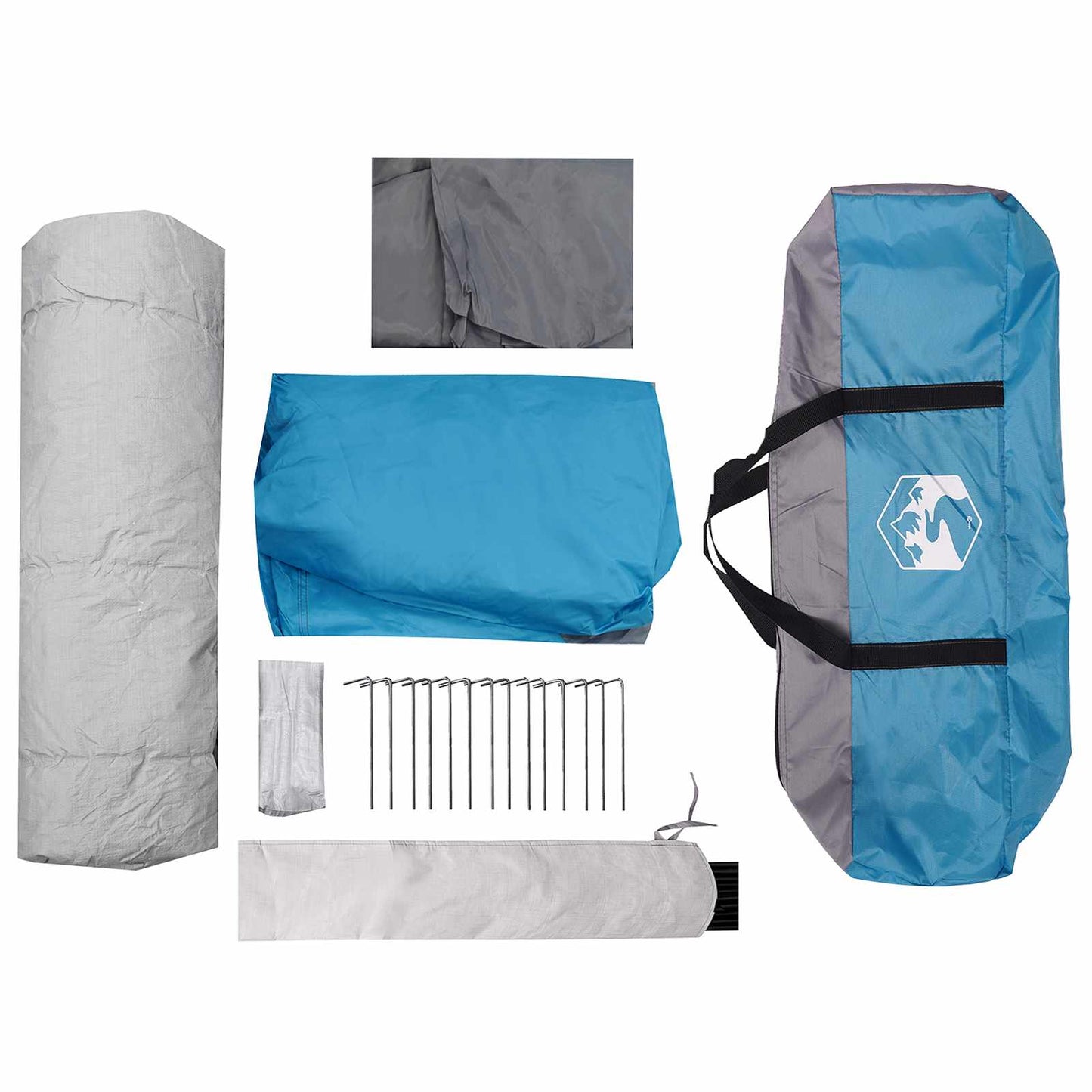 Sofort Telt Blå 8 personer 185T Polyester med PU Belegg