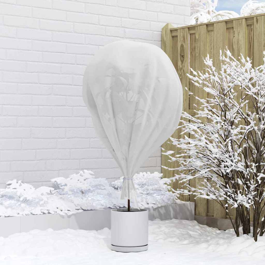 Frostbeskyttelse Plante Fleece Hvit 50 x 3,2 m Uvevd Stoff
