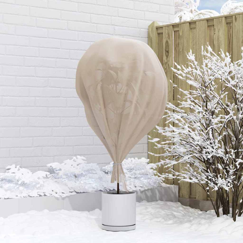 Frostbeskyttelse Plante Fleece Beige 50 x 3,2 m Uvevd Stoff