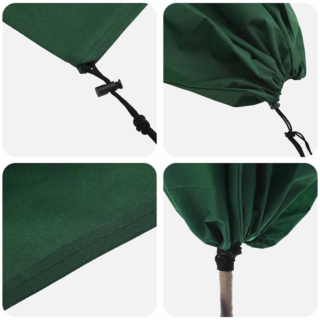 Frostbeskyttelse Plantefleece Dekker 10 pcs grønn 0,8 x 1,2 m